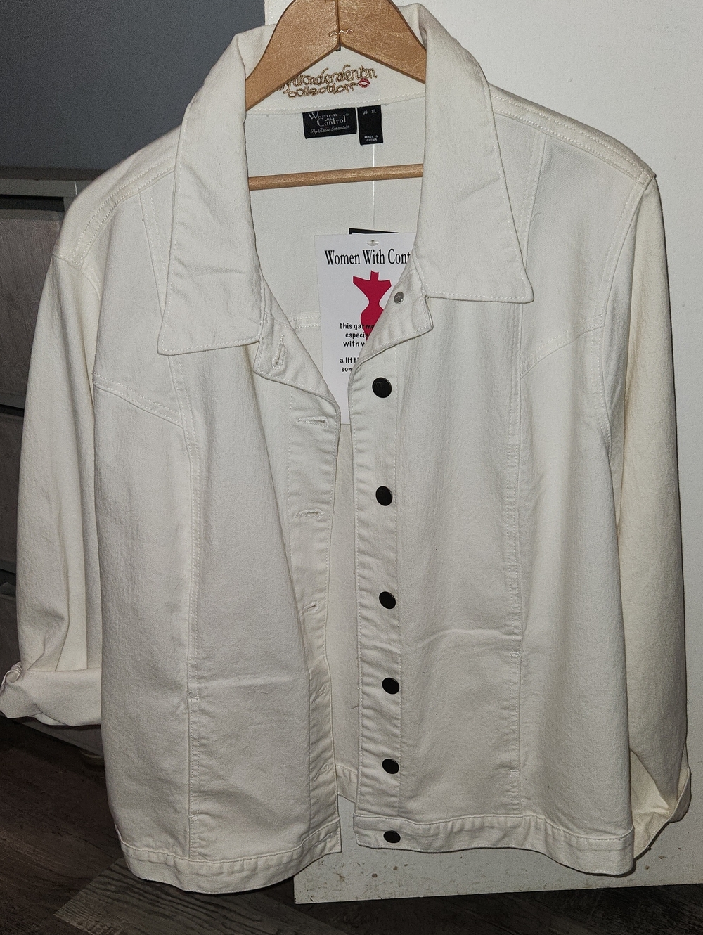 Cream Denim Jacket